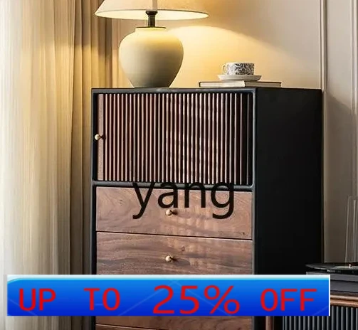 

LMMretro solid wood chest bedroom antique storage small apartment household side cabinet