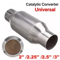 Convertidor catalítico Universal para coche de 2 ""/2,25""/2,5 ""/3"", sistema de escape deportivo limpio, convertidor de catalizador de 400 celdas, acero inoxidable Euro1