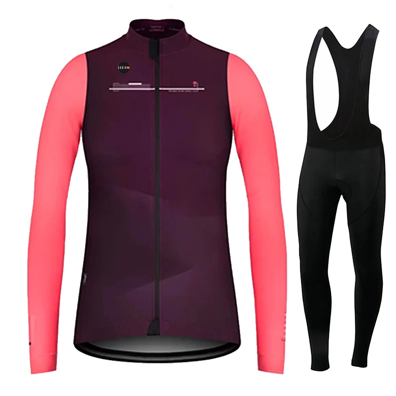 Long Sleeve Cycling Jersey Set for Women, Anti-UV Breathable Clothing, Mountain and Road Bike, Summer