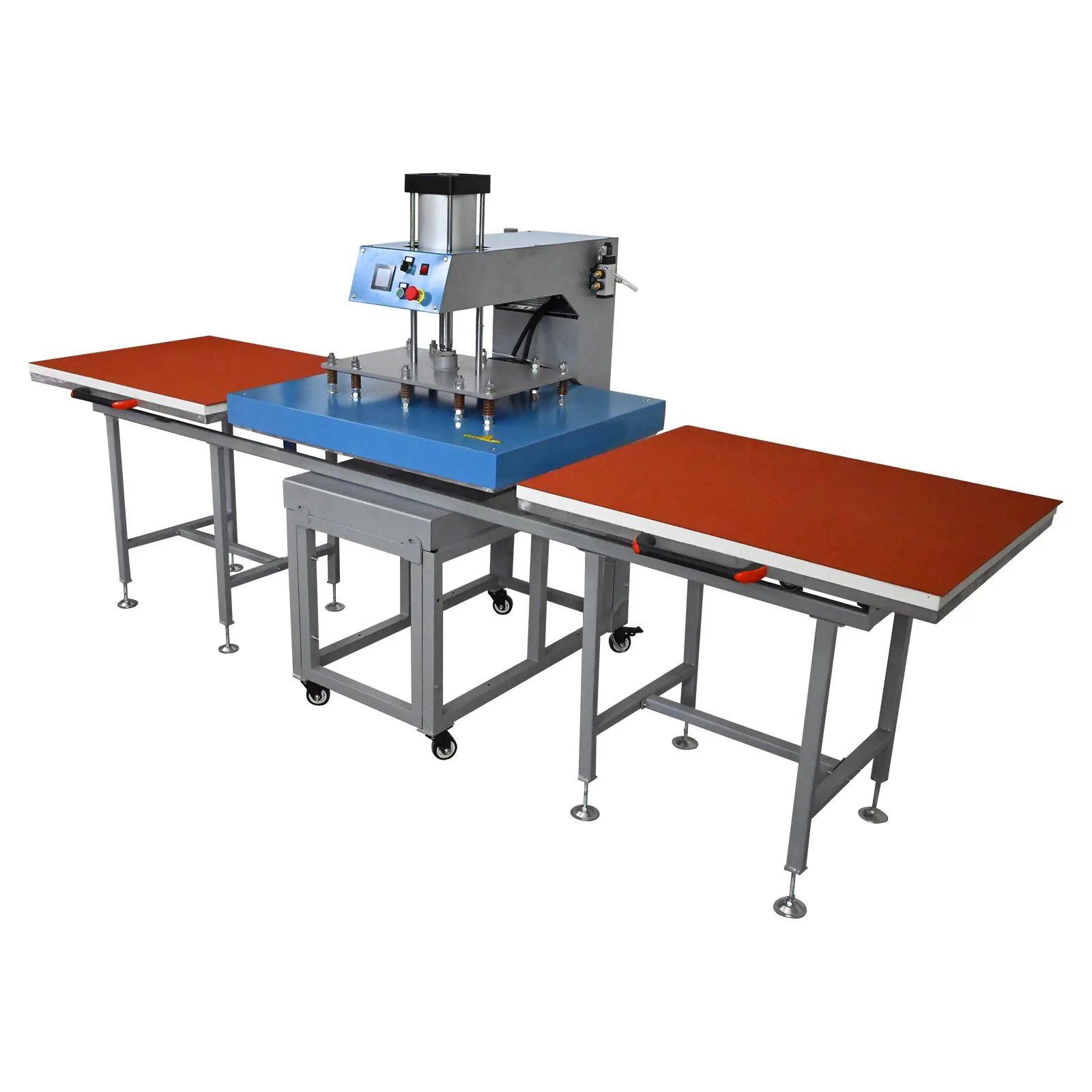 80*100cm Dye Sublimation Large Format Pneumatic Sliding Double Station 80 X 100 Automatic Heat Press Machine Fast Heating