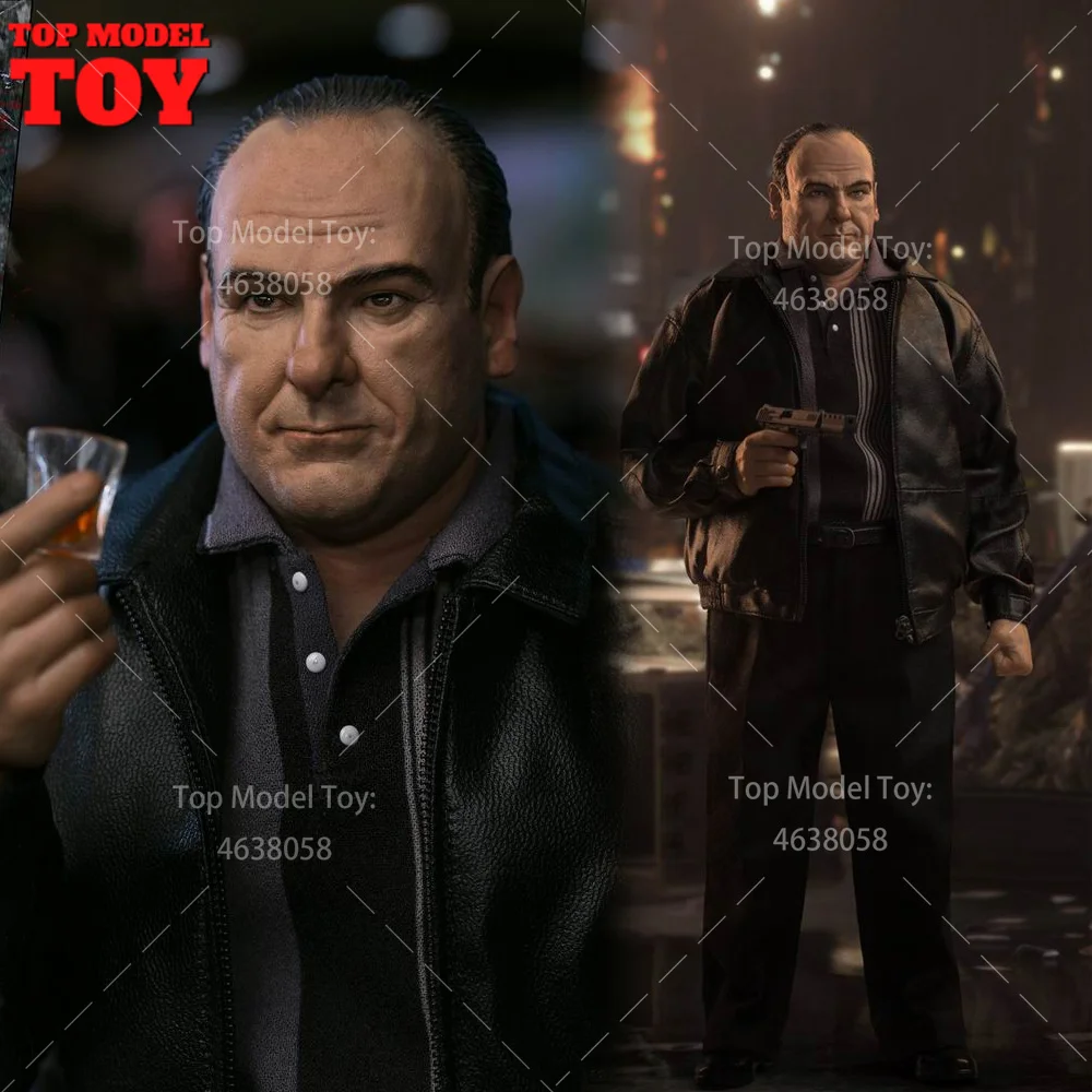 

BLACK 8 STUDIO BK-002 1/6 Scale The Sopranos Saga Mafia Family Boss Gandolfini Full Set Model 12" Male Soldier Action Figure Toy