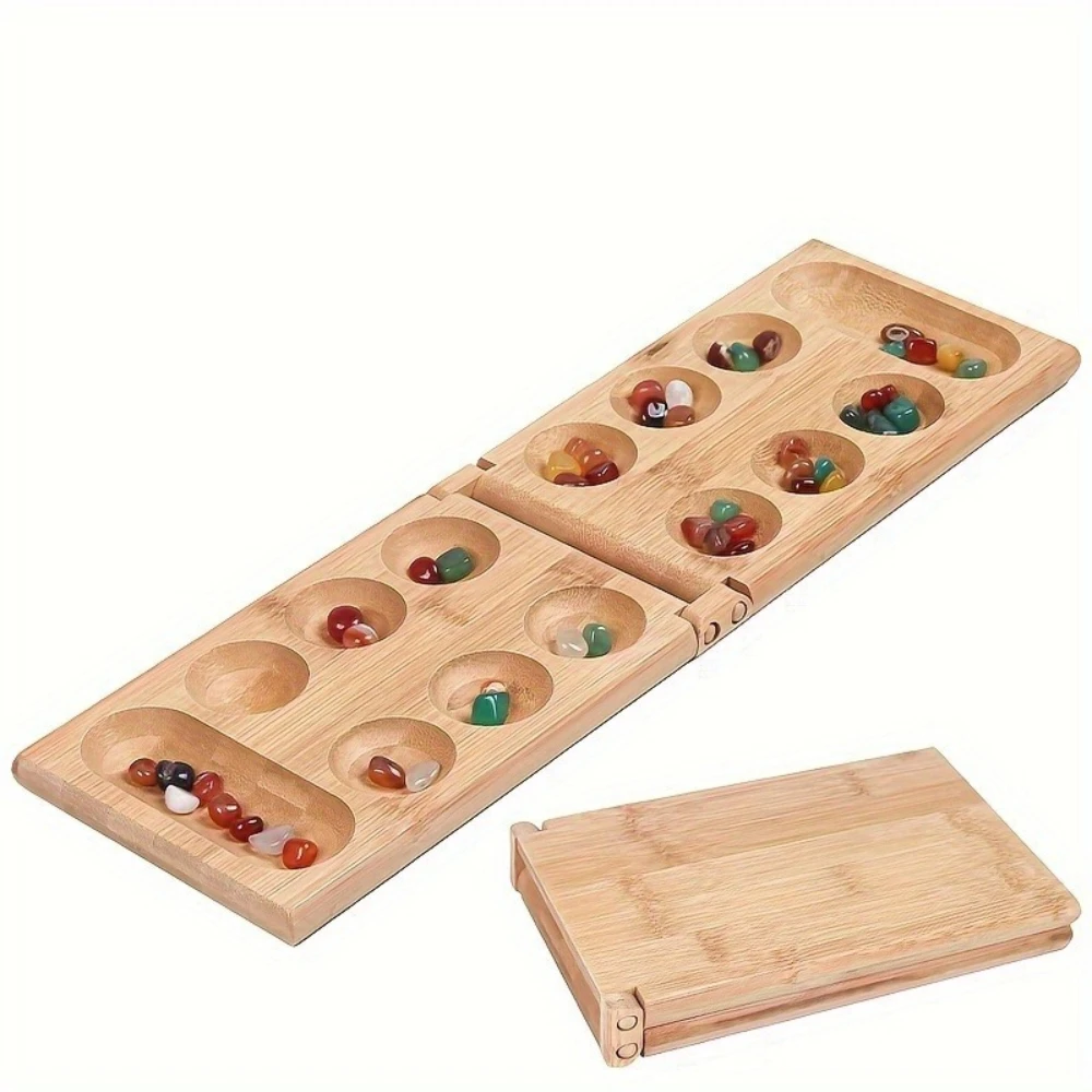 Portable Folding Wooden Mancal - Chess Set Wooden recension och pris