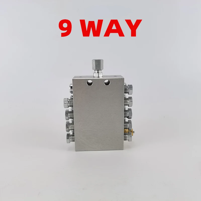 JPQ Grease Distributor 10/9/8/7/6/5 WAY Metal Lubrication Distributor Manufacturer From China