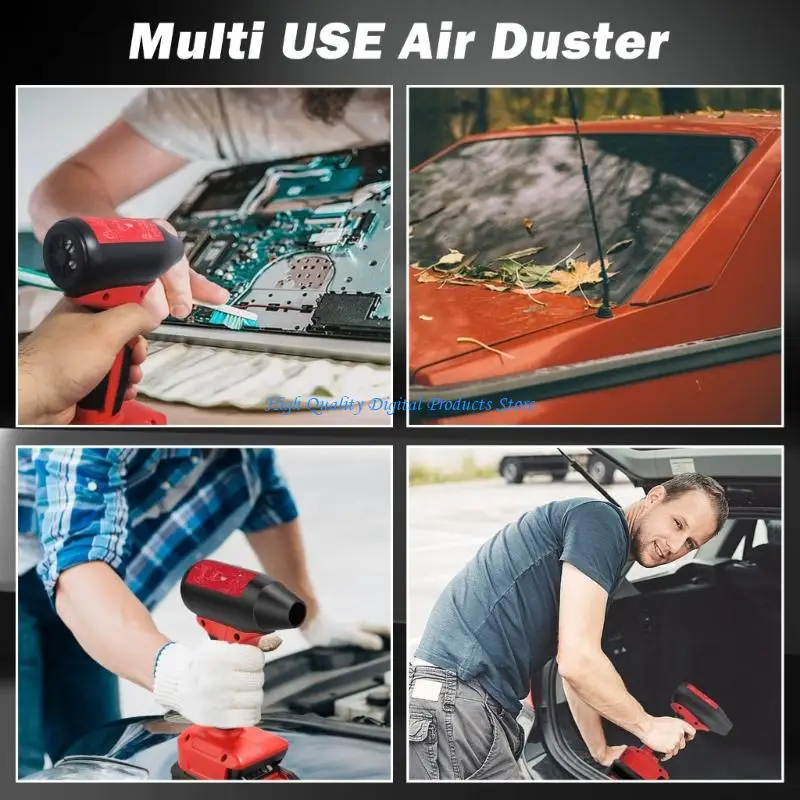 U2JE Dust Blower for Car Trim Care with Hand Grip and Brushless Motor