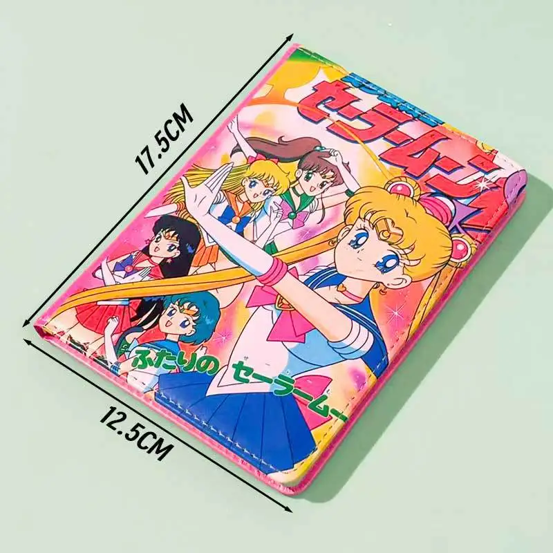 Sailor Moons Notizbuch - Premium PU-Leder-Einband Lebendig Farbige Innenseiten Ästhetisches Handjournal für Studenten & Anime-Fans – Detail 1