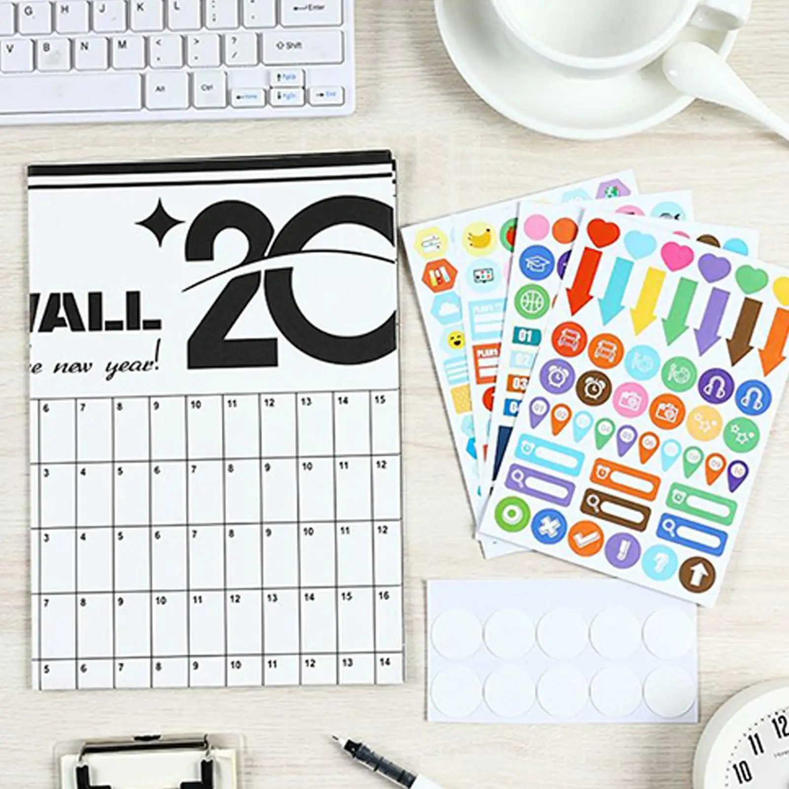 

Настенный календарь-планировщик, большой ежегодный планировщик диаграмм 2026, большой настенный календарь для детей, школы, колледжа, офиса, дома, кухни, класса