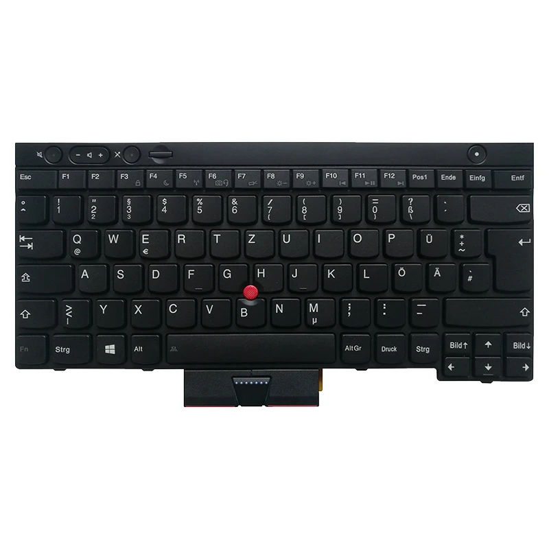 Pop german laptop keyboard FOR LENOVO THINKPAD T530 T530i T430 T430s X230 W530 L430 L530 GR keyboard black no Backlight