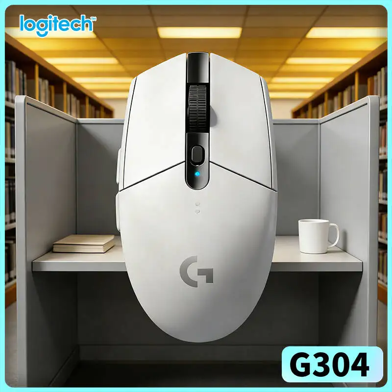 

Logitech G304 Wireless Mouse LIGHTSPEED Tech 12000 DPI HERO Sensor 1ms Response 9-Month Battery Multi-Surface Desktop Users
