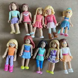 Lot of 10 Mega Construx AG Doll Girl Mermaid Building figure Building Blocks Construction Toy