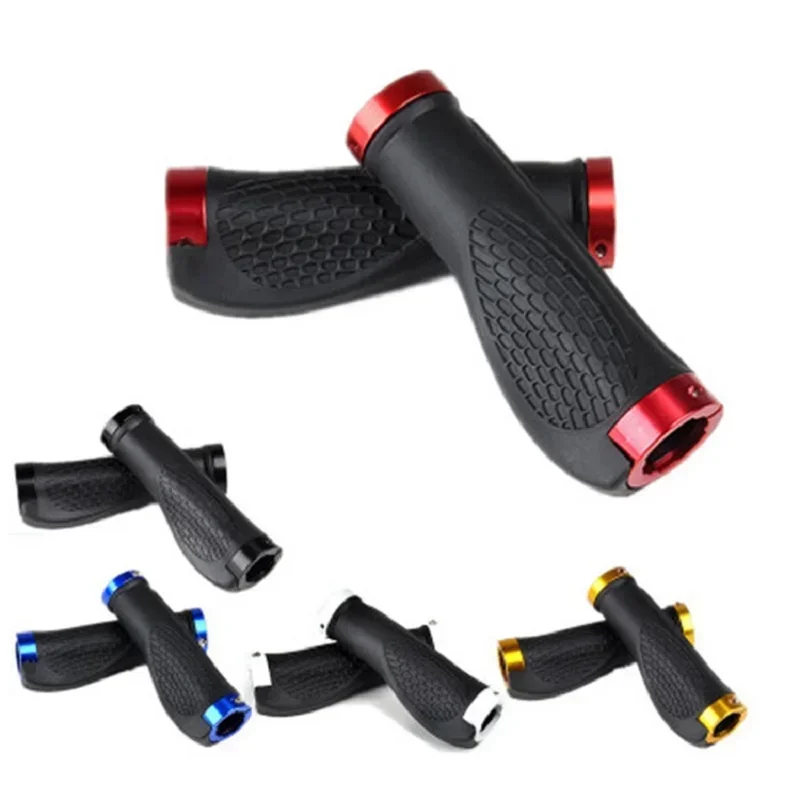 

Rubber Grip Bicycle Handlebar Grips Anti Slip Silicone Handle Cover for MTB Road Mountain Bike Ergonomic Cycling handlebar Parts