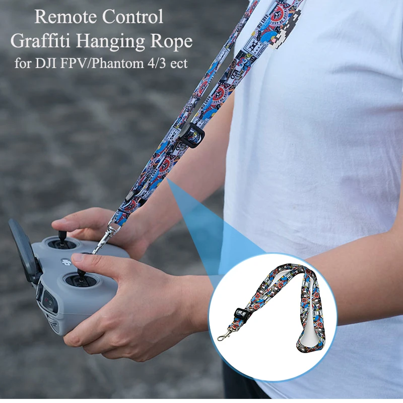 Remote Control Neck Lanyard Strap Controller Belt Sling for Dji FPV /DJI AVATA Phantom 3/4 INSPIRE 1/2 Drone  Accessories