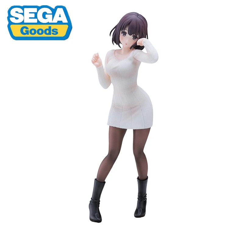 

In Stock Genuine Original SEGA Luminasta Megumi Kato Fine Sweater Style Action Anime Figure Collectible Model Doll Ornament Gift