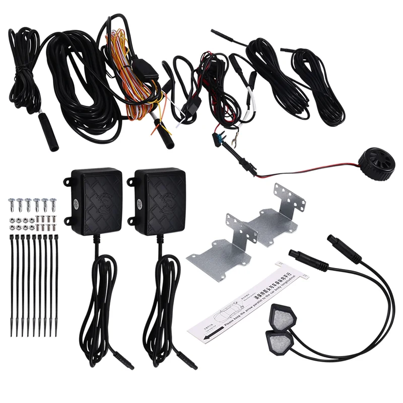 Universal 24 Ghz มิลลิเมตร Wave Radar รถ BSD Blind Spot 20 M ระบบตรวจจับ BSM Blind Spot Monitoring Assistant-T61C