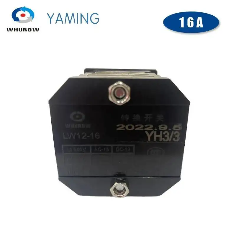 كام تعمل مفاتيح دوارة ، Changeovers الفولتميتر الرئيسي ، أربعة مواقف ، ثلاثة أقطاب ، الاتصال الفضة ، LW12-16YH3 ، 3