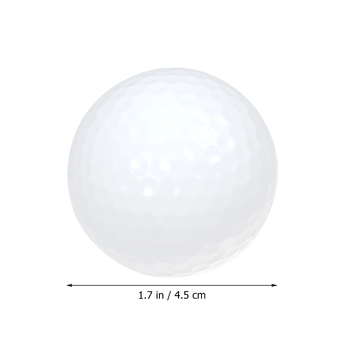 LED Night Ball Glow in The Dark Red Reusable Rubber Light Up Golf Ball for Twilight Morning Play Bright 8-Minute Flash