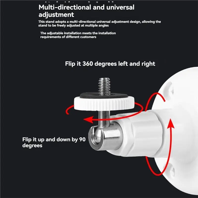 Verstelbare muurbeugel voor Ring Indoor Camera - Sticks Up Cam 360 °   Rotatie Binnen/buiten Compatibel-Y41A