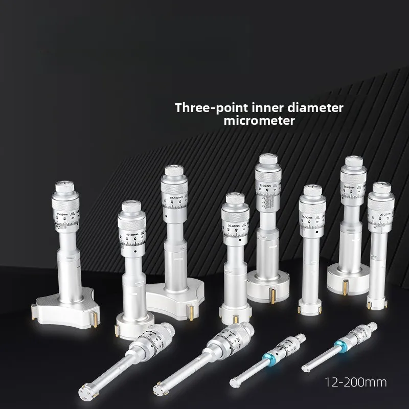 Three Point Inner Diameter Micrometer 16-20-25 - 30-40-50 - 63 62-75-88 mm/0.005 batches