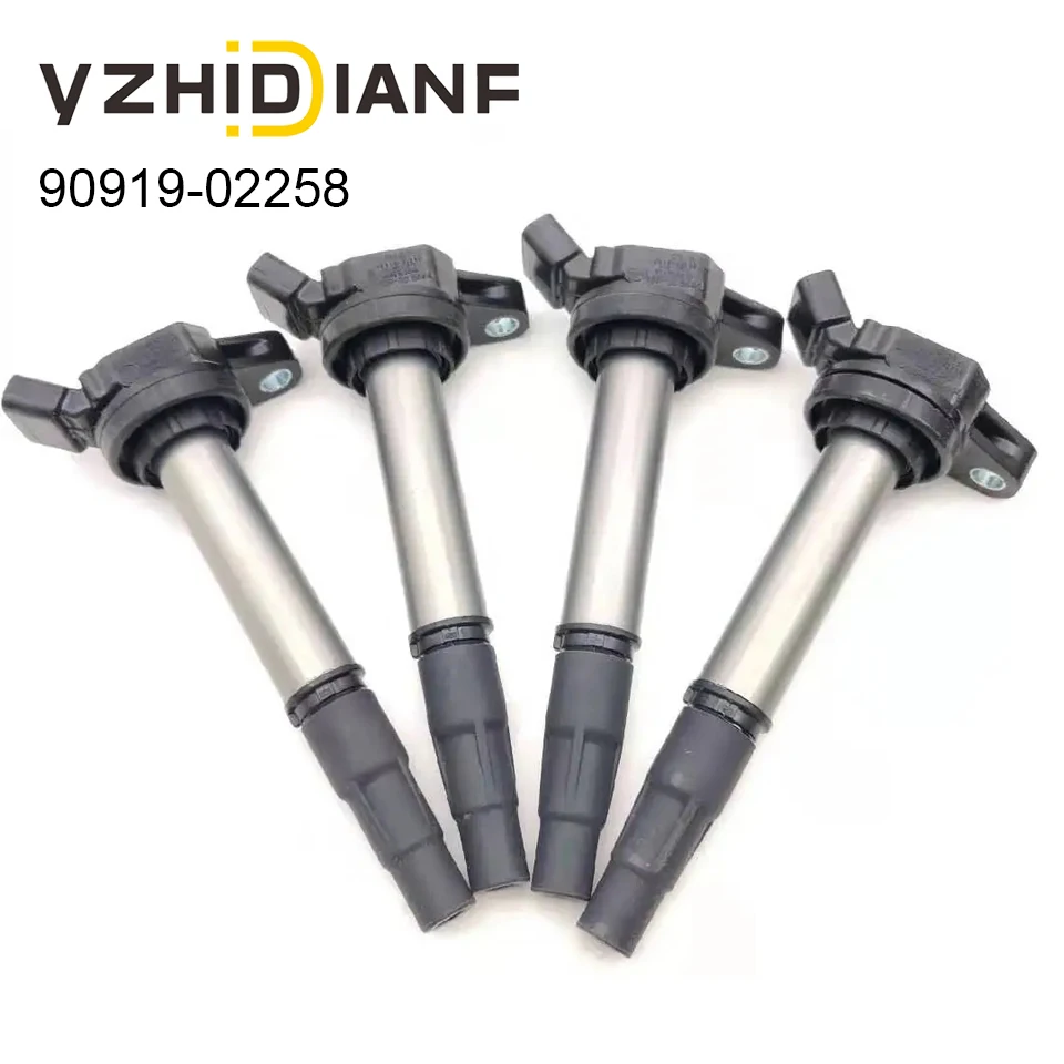 

4Pcs Ignition Coil 90919-02258 9091902258 for Toyota Corolla Prius Matrix Scion XD 1.8L L4