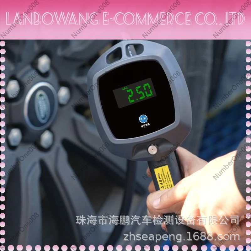 Factory Direct Digital Tire Pressure Gauge Inflation Meter Car Tire Pressure Gun High Precision Barometer Vehicle Tool