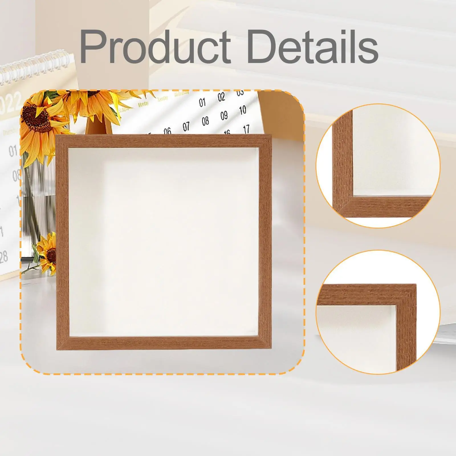 Wooden Ticket Display Case Shadow Box Frame Memory Photo Card Holder Souvenir Box for Travel Adventure