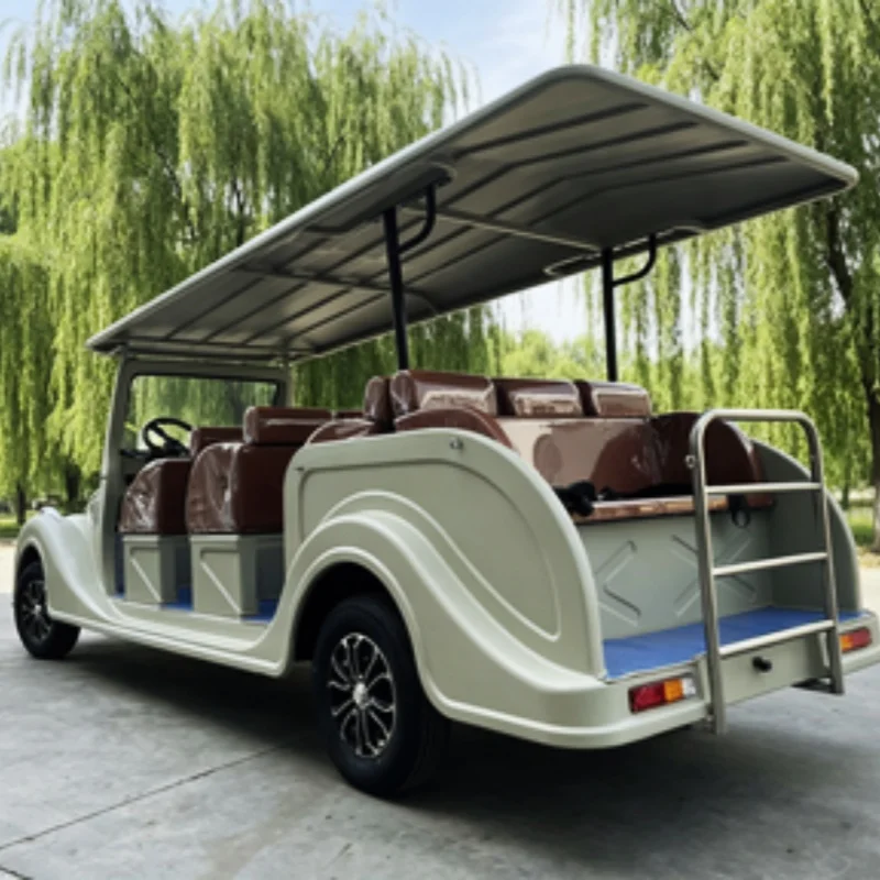 Wholesale Classic Electric Vintage Car Multifunctional Sightseeing Nostalgia Car In Parks And Amusement Parks Free Custom Color