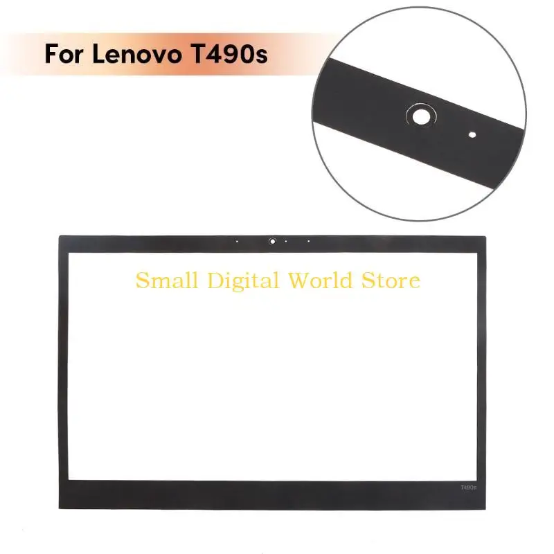 

77UB Laptop LCD Bezel Frame Sticker Replacement for ThinkPad T490S LCD Bezel Covers LCD Screen Frame LCD Stickers Accessory