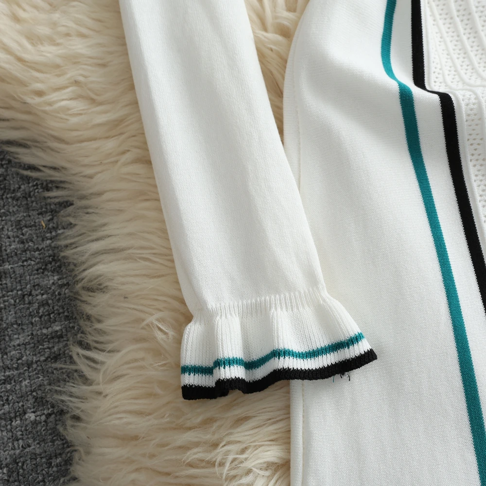 YuooMuoo Women Dress 2025 Spring Autumn Vintage Turn-down Collar Ruffled Mini Dress Aesthetic Y2K Lady Party Dresses Vestidos