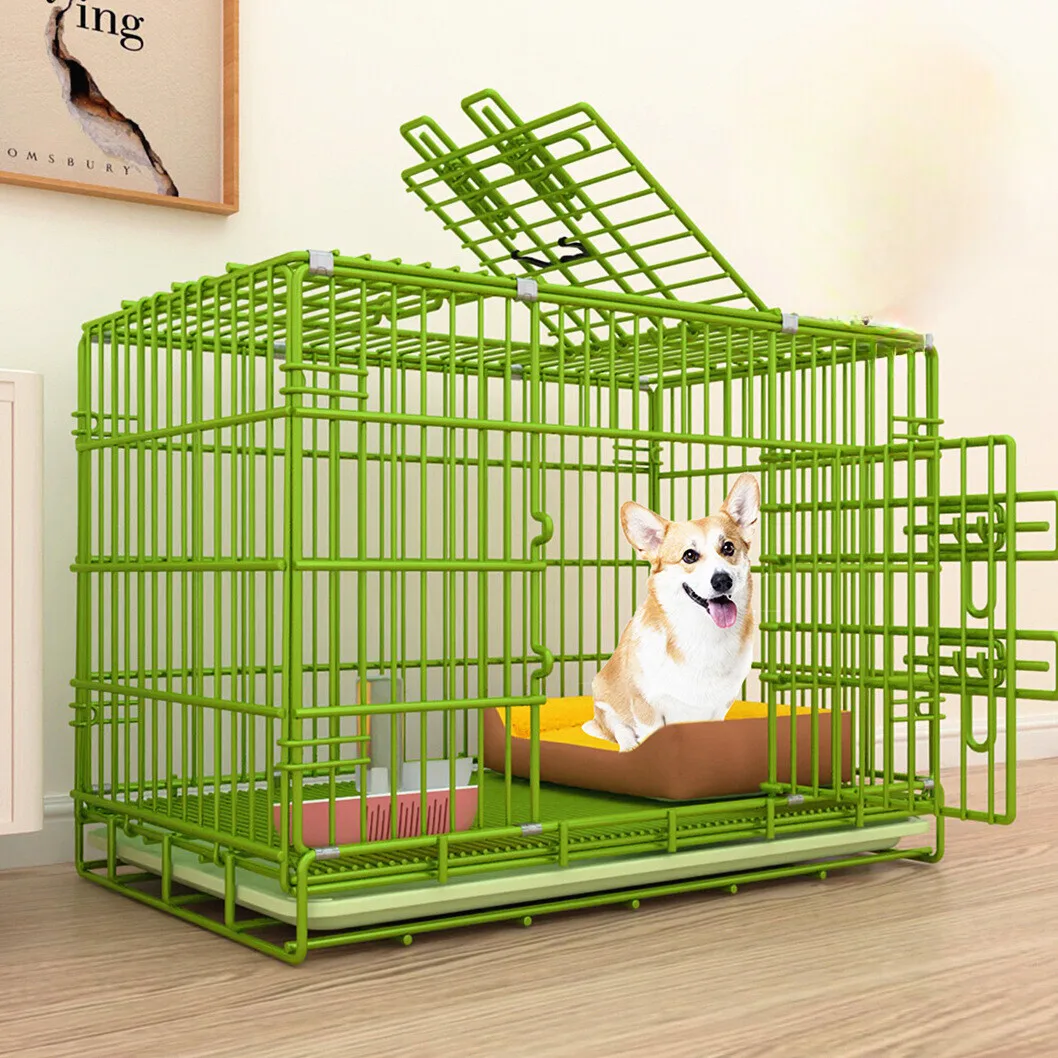 

Store Thickened Nano Display Folding Iron Pet Cage Fence Dog Nest Dog Cage Cat Cage