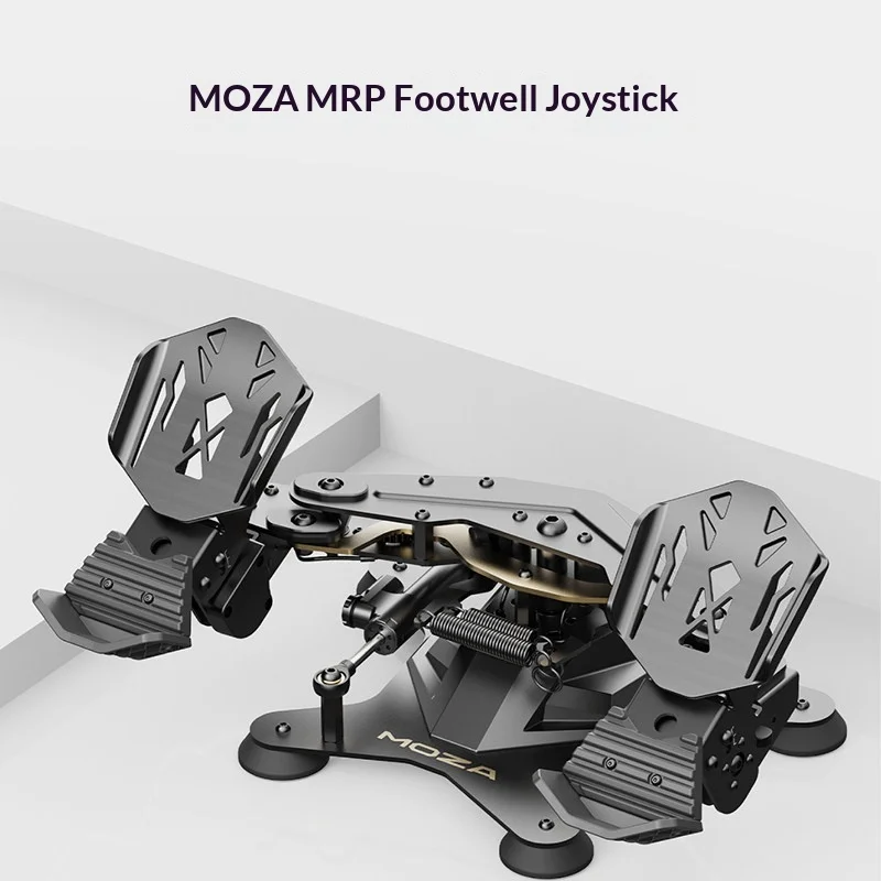 MOZA MRP Metal Rudder Pedals Mechanical Flight Simulator Rudder & Brake Pedals For DCS Microsoft Flight Simulator 2020 2024 P3D
