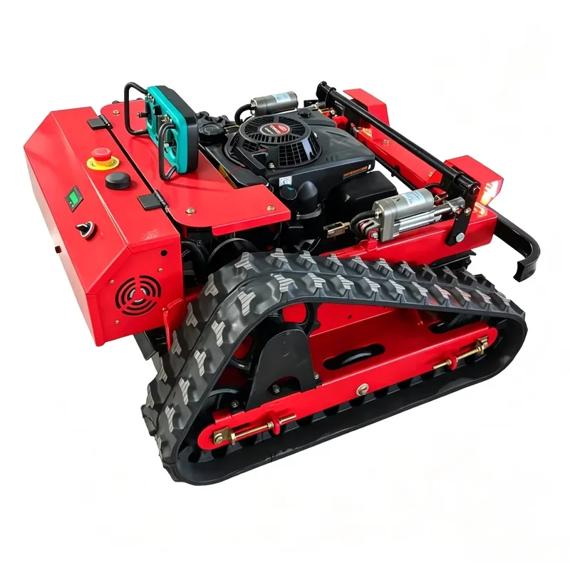 Remote Control Lawn Mower 170KG 225cc 2000RPM Steel All Terrain Grass Cutter for Orchard Garden Farm