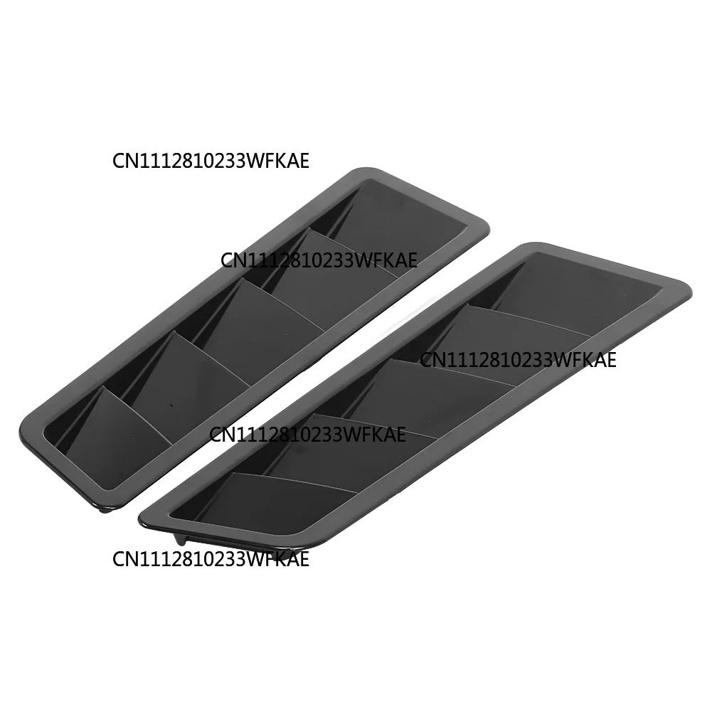 Hood Air Intake Panel Trim Bonnet Louver Cooling Vent Cover Car Exterior Decoration Air Intake Panel Cover