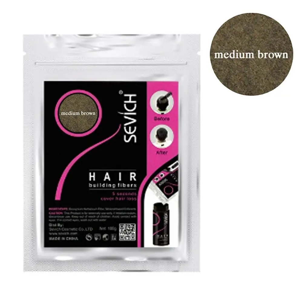 25g fibra de cabello queratina espesante fibra Capillaire crecimiento desarrollo instantáneo colores del cabello productos recarga 9 polvos fibras L Y2M0