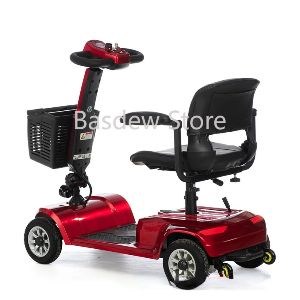 Export Supply Elderly Scooter Four-Wheel Low Speed Drive High Quality Electric Car