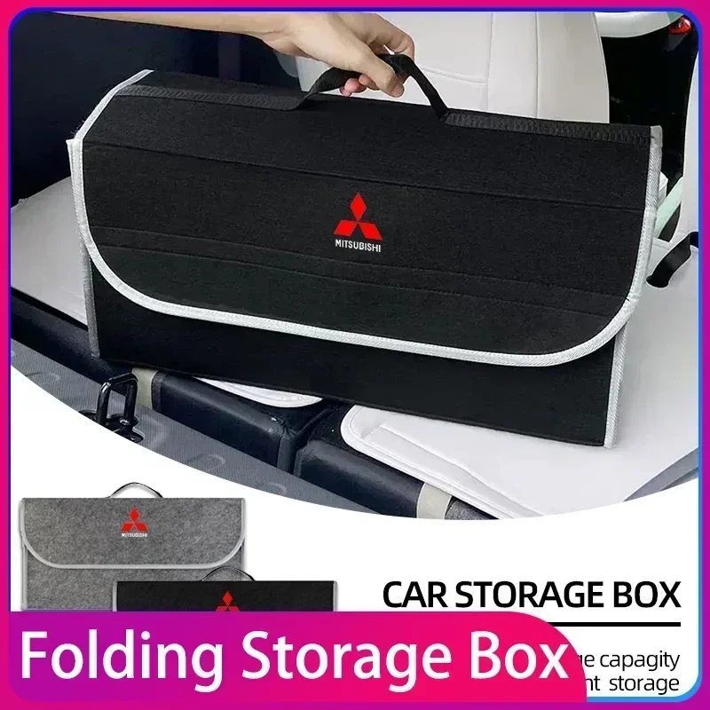 

Car Storage Bag Folding Travel Tidying Box Trunk Tools Case For Mitsubishi ASX Lancer Pajero Outlander L200 EVO Lancer EX