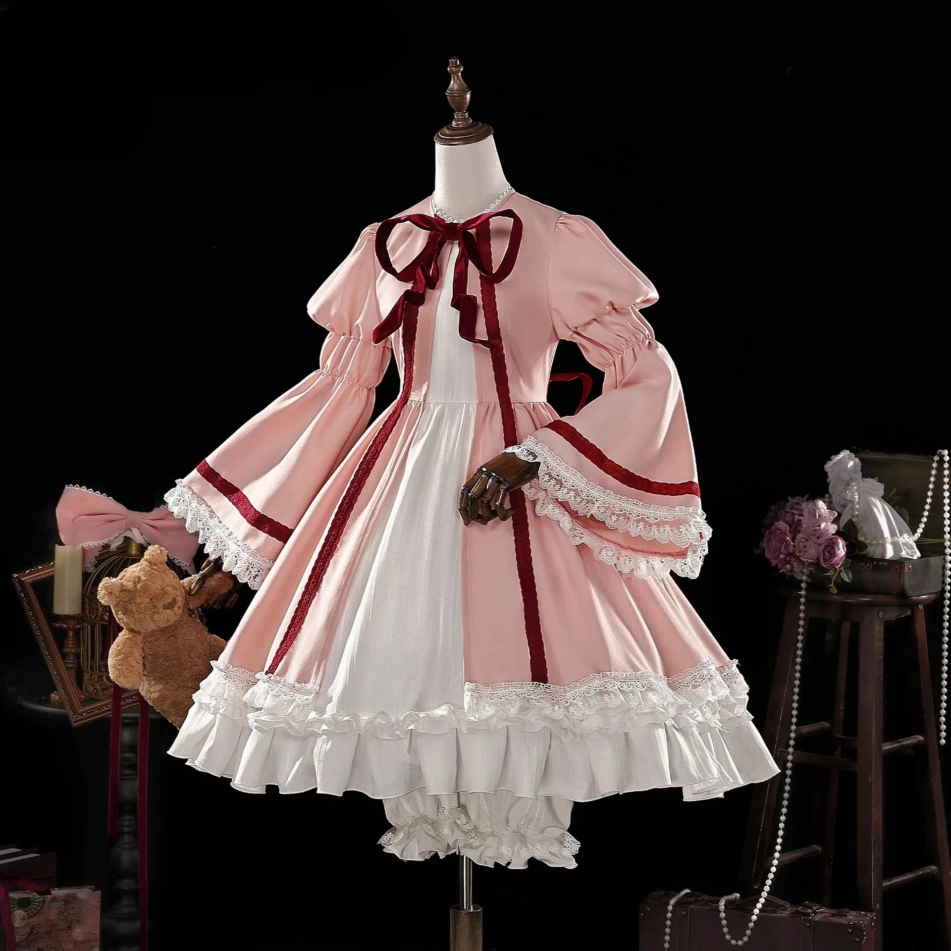 

2025 Anime Rozen Maiden Hinaichigo Kleine Beere Cosplay Costume Dress Carnival Halloween Party Role Play Uniform