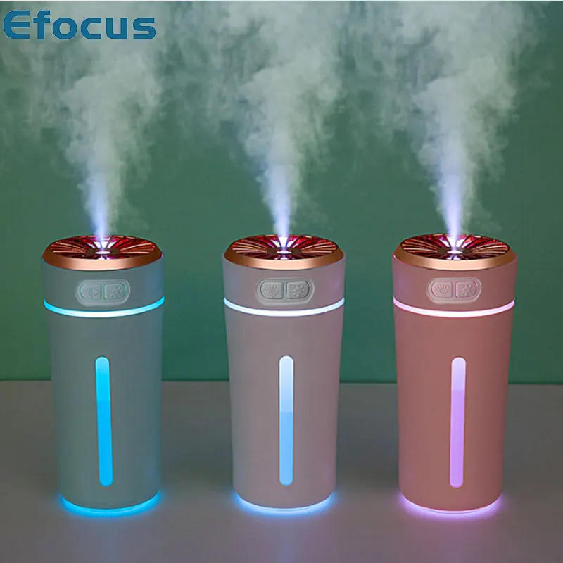 Wireless Car Humidifier 2023 New Portable 280ML Car Fragrance Xiaomi Humidifier Light Phantom Cup Air Diffuser Dropshipping