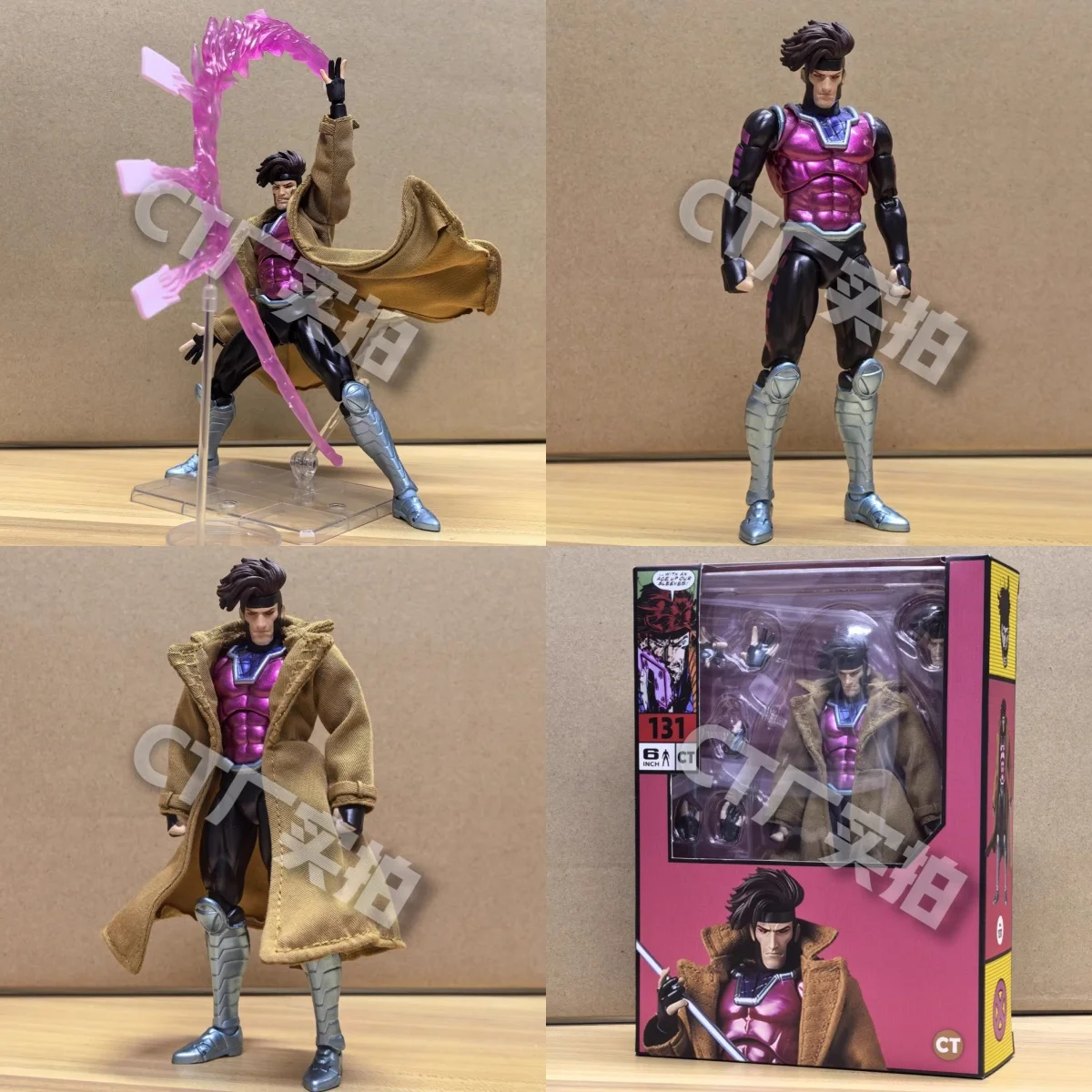 

Hot Selling CT Toys Gambit Figure Mafex 131 X-Men Wolverine Shf Anime Action Figure Figurine Statue Model Toys Birthday Gifts