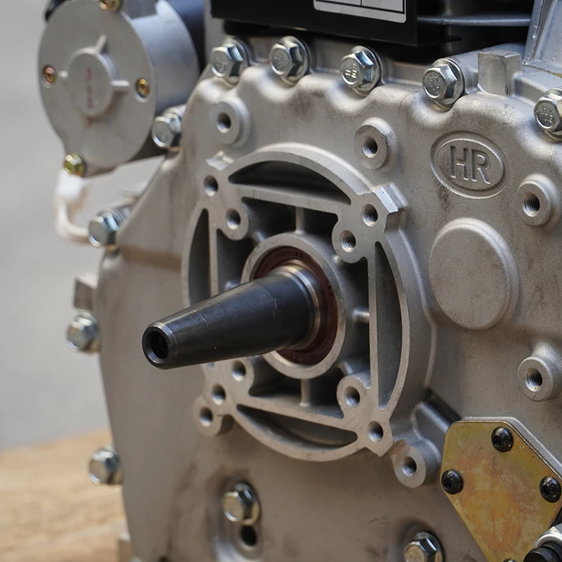 HR688FG 15hp Air Cooled Diesel Engine For Diesel Generator Single Cydlinder Taper Shaft