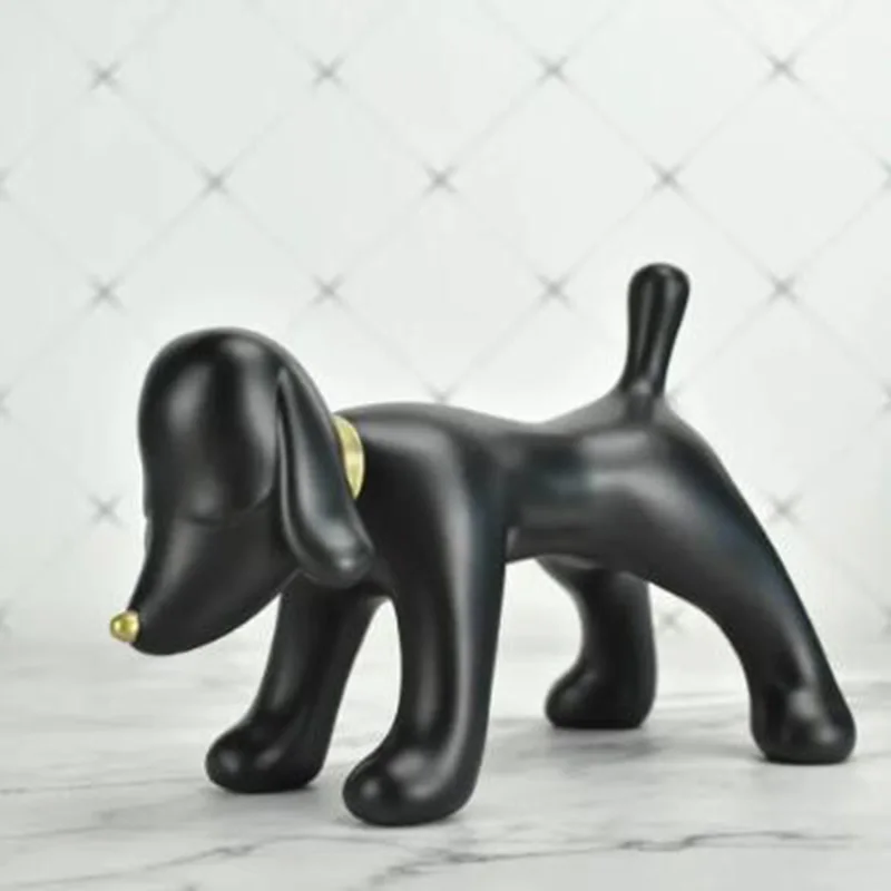 Yoshitomo Nara Standing Dreaming Dog Animal Sulpture Resin Table Piece Home Decoration House Decor