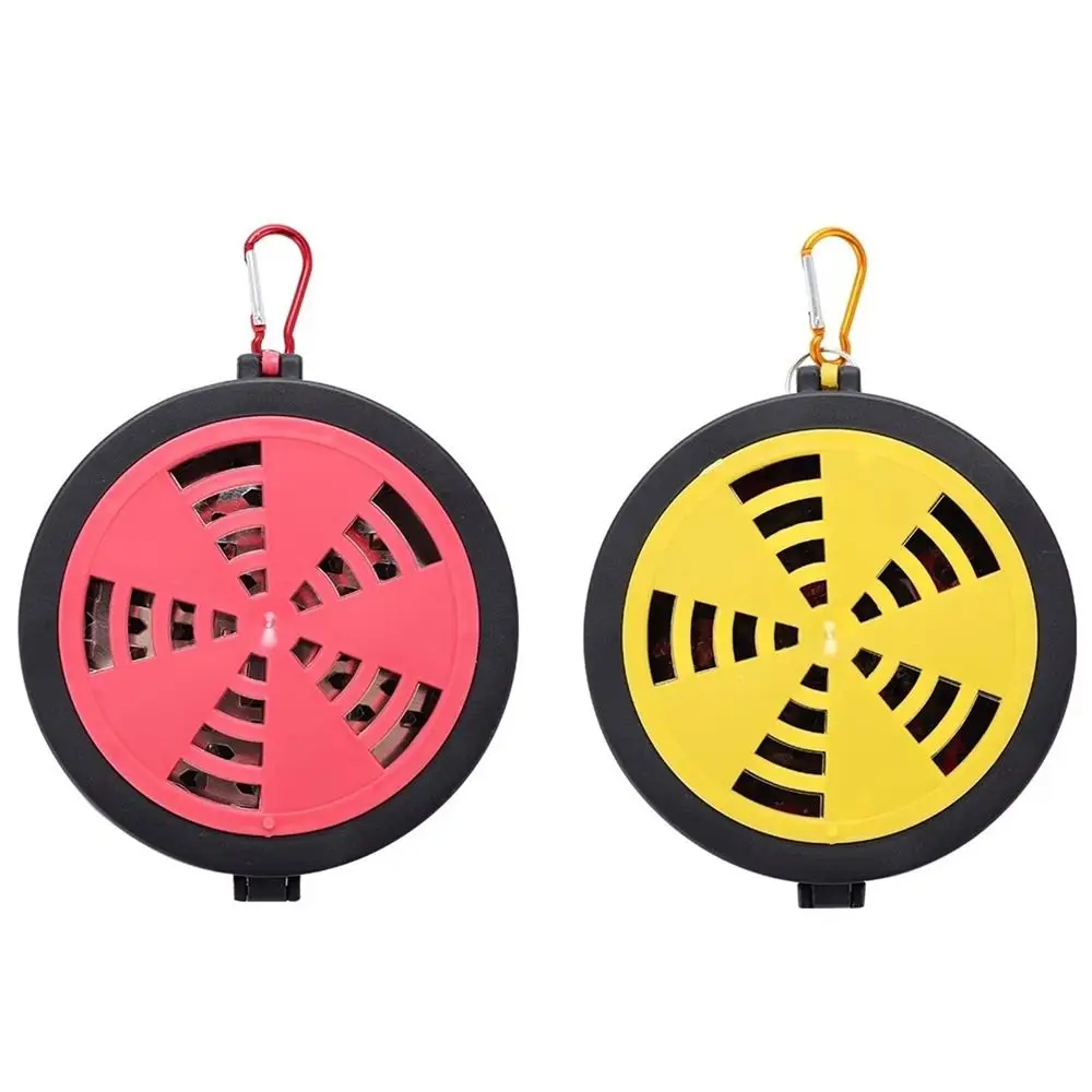 Hangable Hook Included Mosquito Coil Holder Stable Combustion Windproof Structure Portable Incense Box Fireproof & Anti-Scald