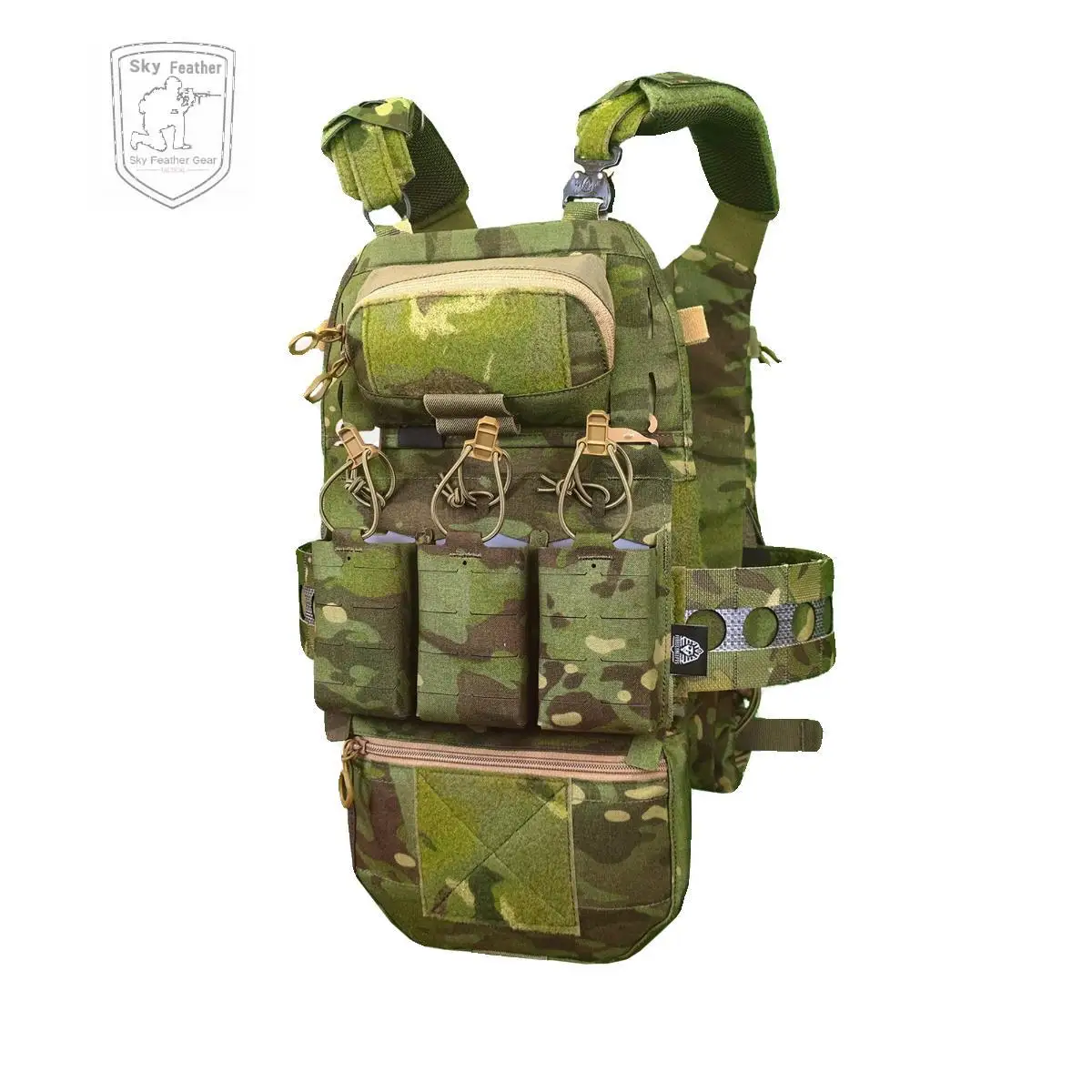 FCPCV5 Tactical Vest and Accessories Complete Match Original Multicam TROPIC/MC ARID material