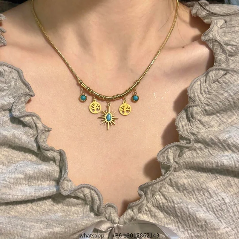 

Ожерелье из натурального камня подсолнечника