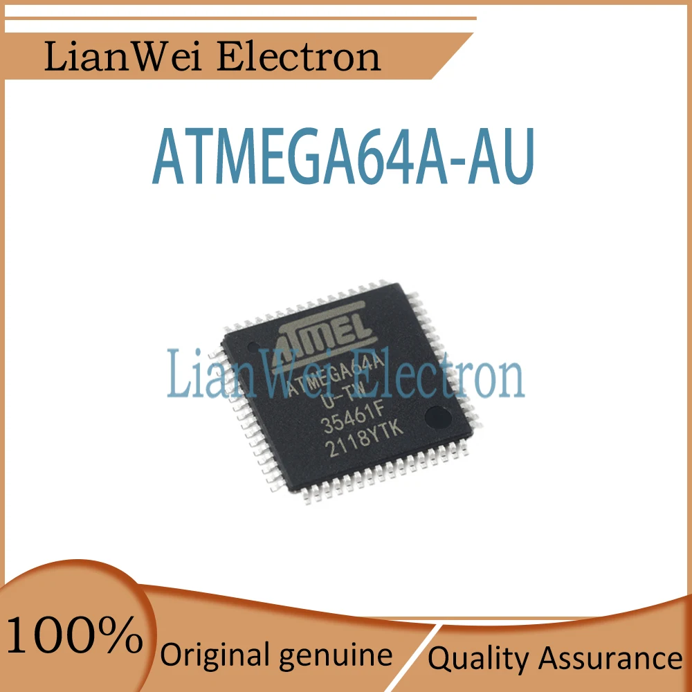 (5-10 Piece)100% New ATMEGA64A ATMEGA64A-AU ATMEGA64 IC MCU Chipset TQFP-64