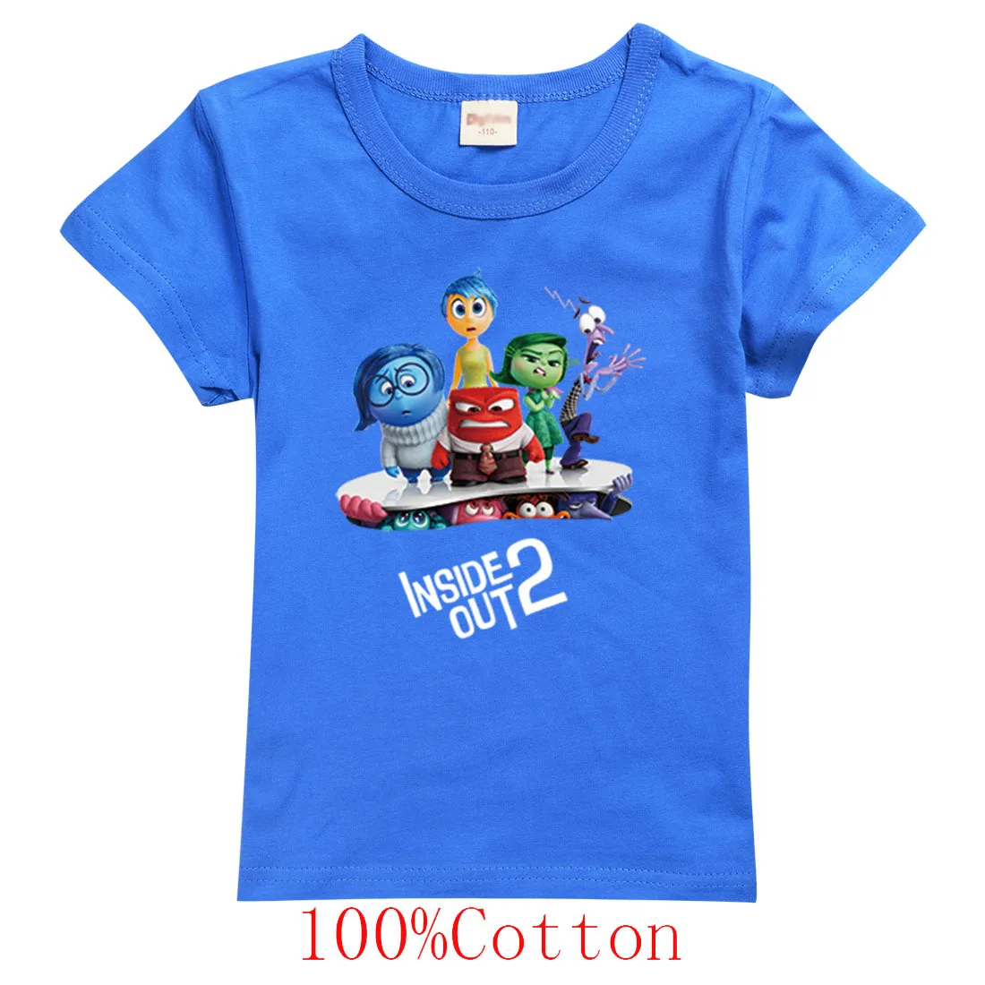 Abbigliamento per bambini bambini Inside Out 2 t-shirt per ragazzi ragazze estate Cartoon Anime Catnap maniche corte Tees o-collo top Tshirt