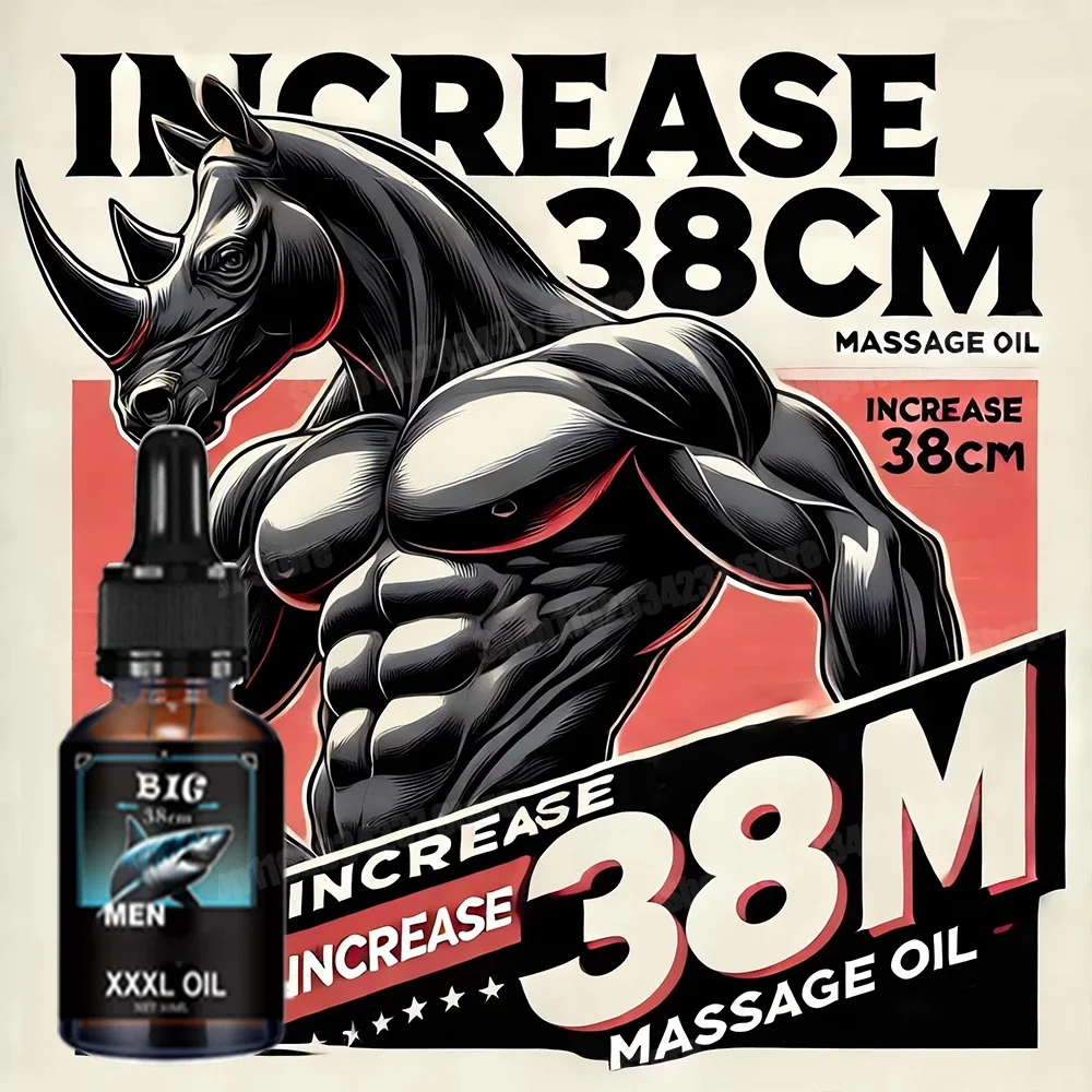 Men's Enlargements Massage Oil Health Care Enlarge Sex Drops Oil Thickening Growth Lasting Bigger