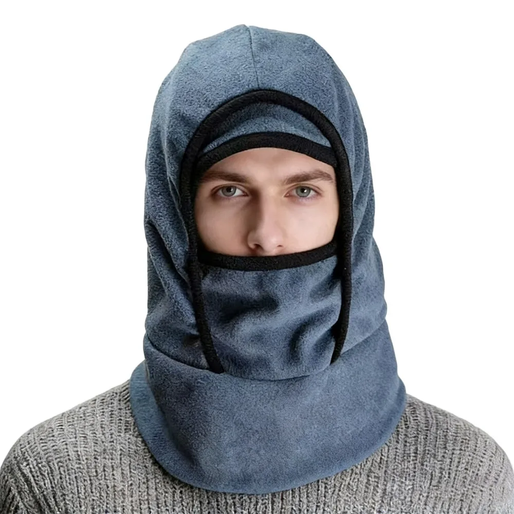 

Fashion 3-in-1 Design Balaclava Full Face Windproof Hood Neck Warmer Bonnets For Women Man