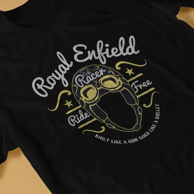 Royal Enfields Cafe Racer Special TShirt One of British Retro Motorcycles Casual T Shirt Newest Stuff For Men Women