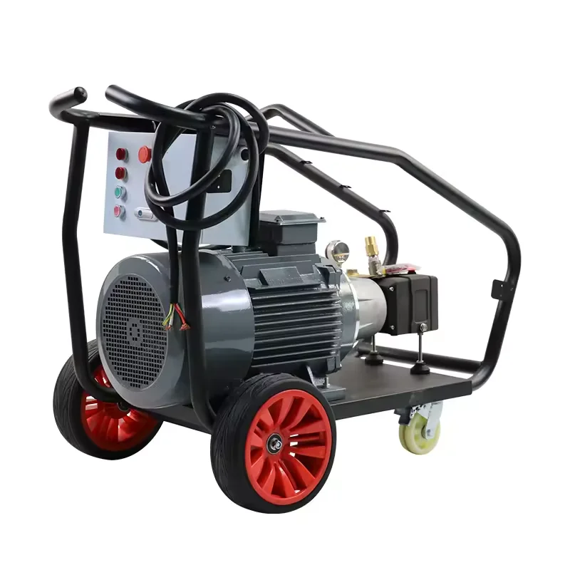 500 Bar 7000psi Industrial Electric Cold Water High Pressure Water Jet Cleaning Machine