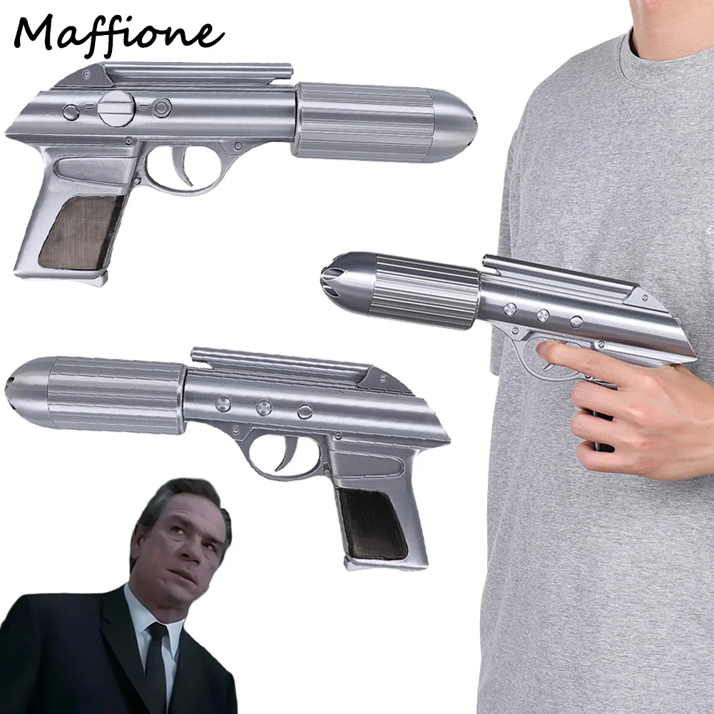 

Мужчины-фиомы 1997 года черного цвета ‎ Агент K, оружие для косплея, костюм, оружие, реквизит для мужчин, взрослых, мужской маскировочный пистолет, костюмы на Хэллоуин, аксессуары