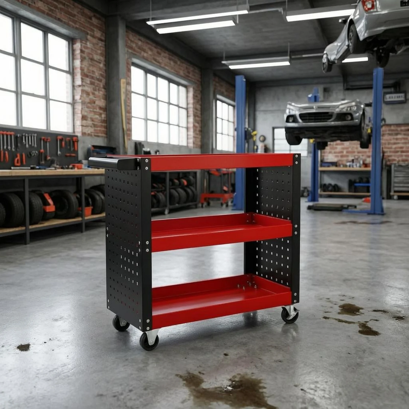 chariot-a-outils-en-metal-a-roulettes-finition-rouge-et-noir-chariot-utilitaire-a-trois-niveaux-meuble-de-rangement-sur-roulettes-haute-capacite-de-charge